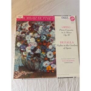 Vox Grieg De Falla Guiomar Novaes Piano Concerto Vinyl LP STPL 58.520 Good 12in